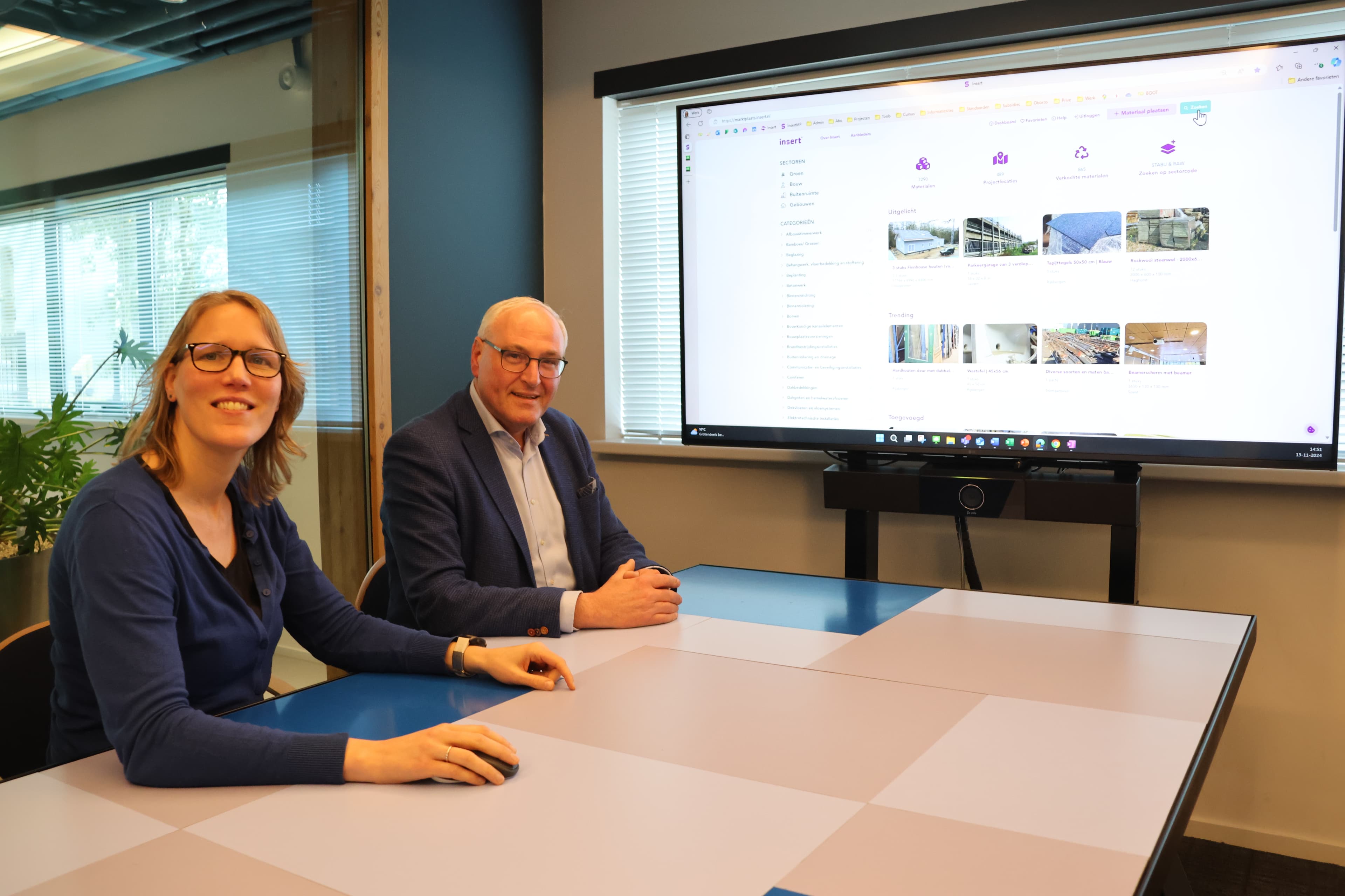 'Met één muisklik herbruikbare materialen shoppen'